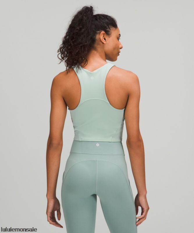 Lululemon Damen DELULU311 | Silberblaues Belebendes Trainings-tanktop